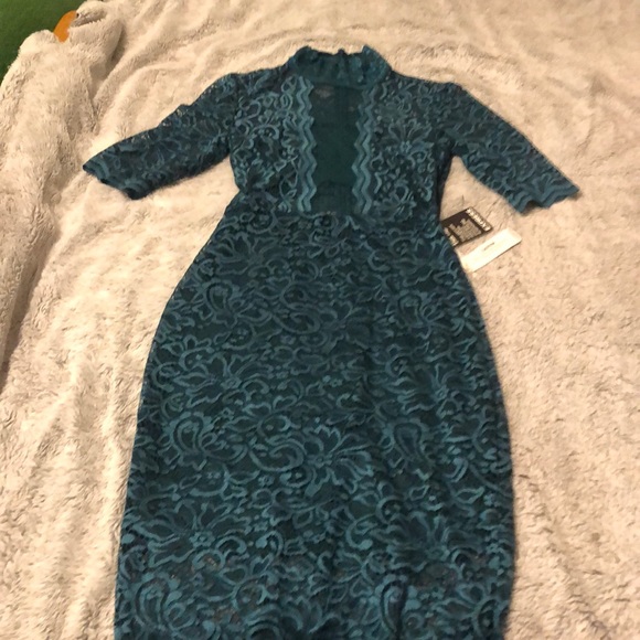 Green Express MIDI dress - Picture 3 of 8